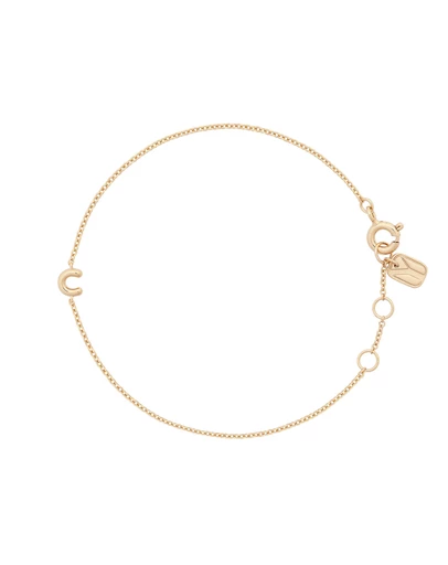 YCL  - Bubble Initial Bracelet C