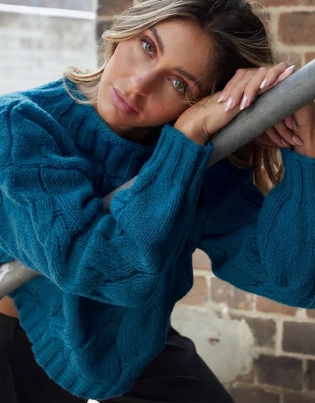 Esther & Co - Hadi Knit - Teal