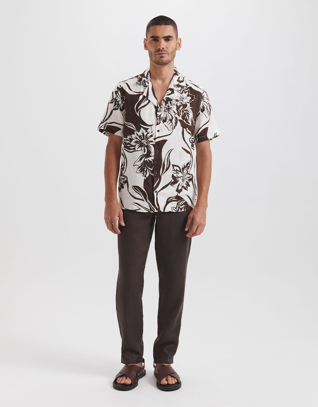 SABA - Salazar Short Sleeve Resort Print Shirt