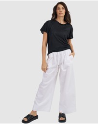 CAMIXA - Francy Linen Jersey T-Shirt Top