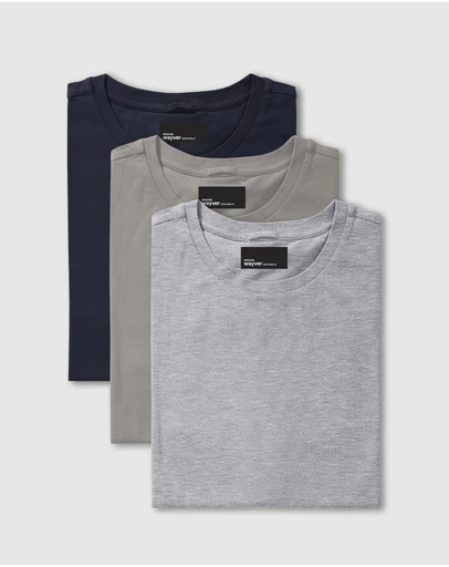 Wayver - The Essential Crew Tee 3-Pack