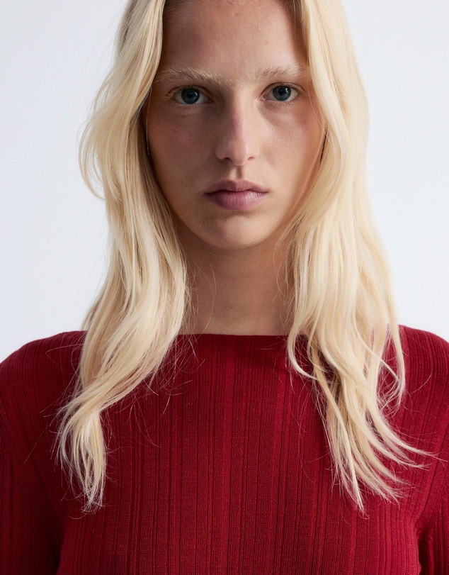 & Other Stories - Rib-Knit Wool Boatneck Top