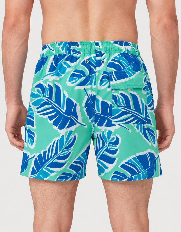 Tom & Teddy - Banana Leaf Swim Shorts