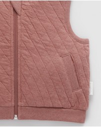 Purebaby - Quilted Vest -Kids-Babies
