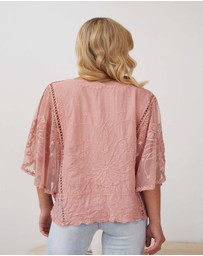 Esther & Co - Gabrielle Top - Pink