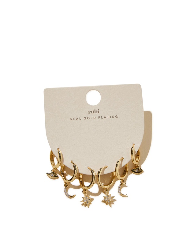 Rubi - 3Pk Mid Earring