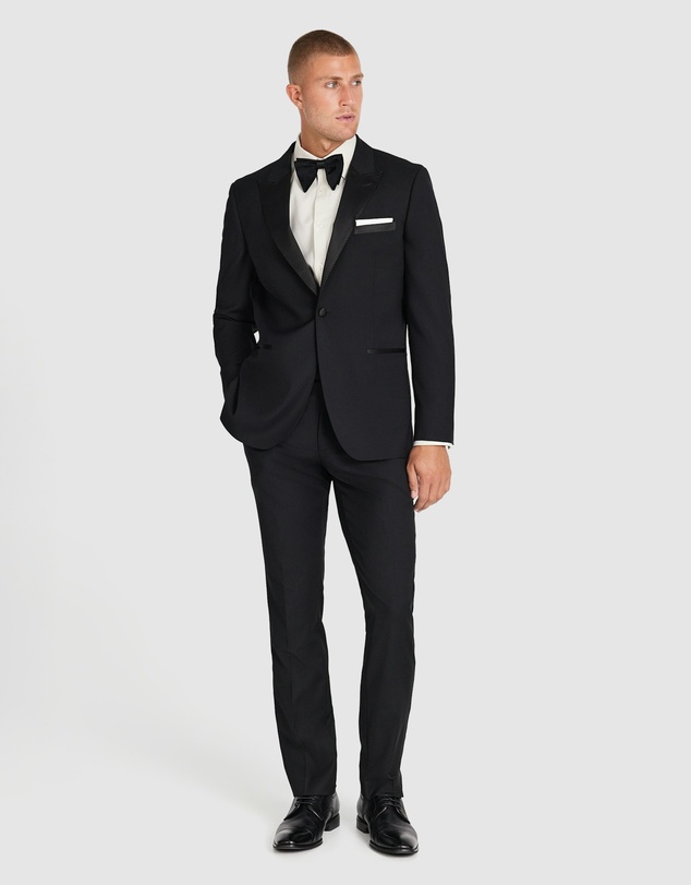 Tarocash - Titan Wool Tuxedo Jacket
