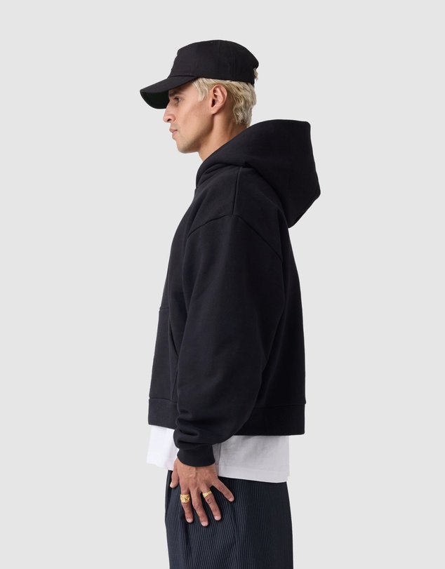 Zanerobe - Box Crop Hood Black