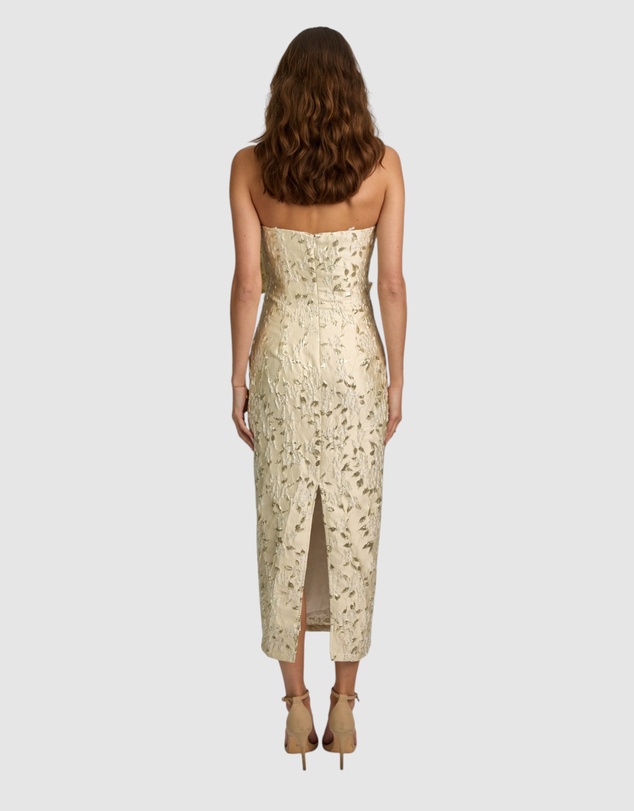 Romance by Honey and Beau - Crechia Jacquard Bow Dress