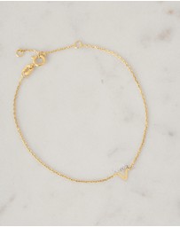 Luna Rae - Solid Gold - Water Element Diamond Bracelet