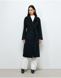 AERE - Chloe Double Faced Wool Blend Coat