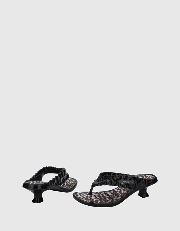 Melissa - MELISSA THONG KITTEN HEEL + GANNI