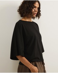 Atmos&Here - Wide Sleeve Boxy T-Shirt