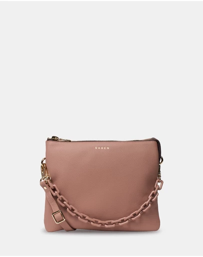 SABEN - Matilda Crossbody Rosewater + Tonal Chain