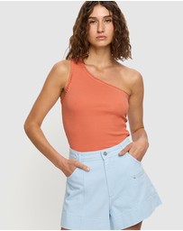 KIVARI - Tallulah One Shoulder Tank
