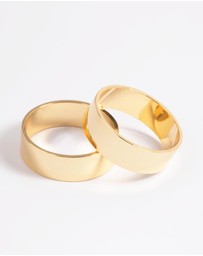 Lovisa - Gold Plated Cigar Band Ring