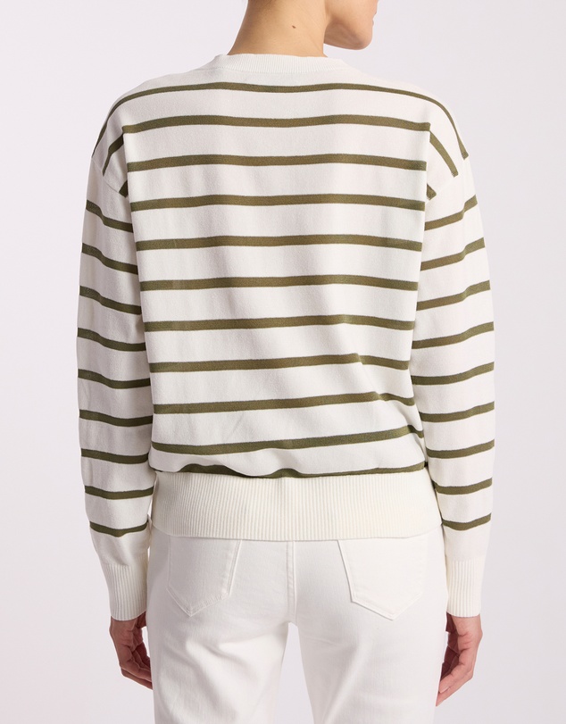 David Lawrence - Kasey Velvet Stripe Knit Jumper