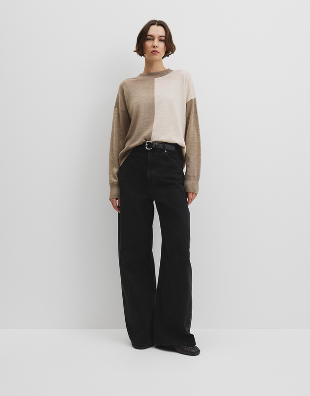 Country Road - Colour Block Merino Knit