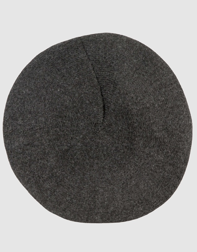 Max Alexander - European Made Charcoal Soft Wool Beret
