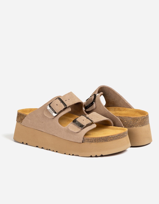 Ozwear Connection Uggs - Ugg Women Aussie Victoria Platform Suede Leather