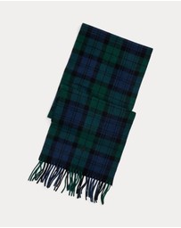 Polo Ralph Lauren - Plaid Fringe Wool Scarf