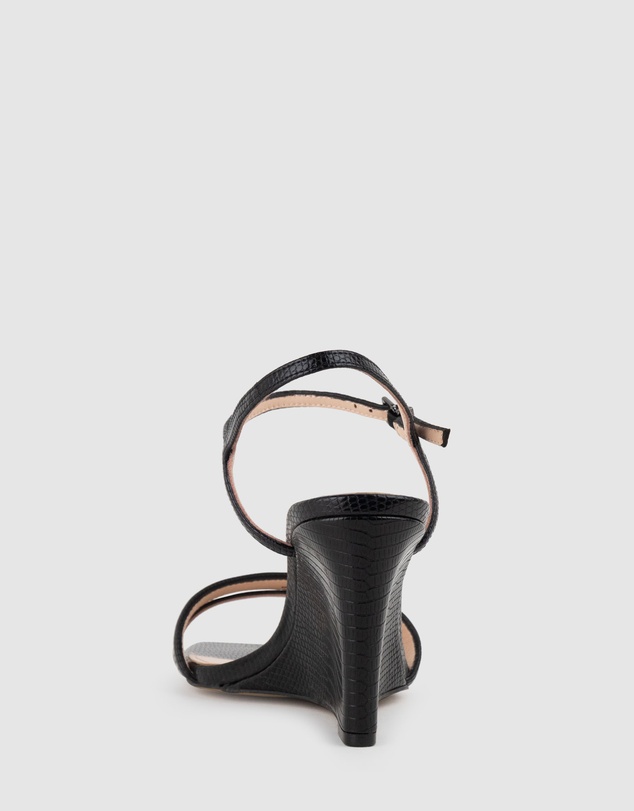 Edward Meller - SHILO90 Split Strap Sandal on Wedge