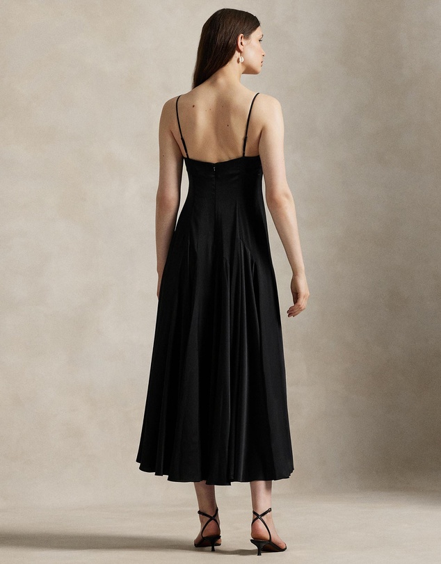 Polo Ralph Lauren - Paneled Satin Dress