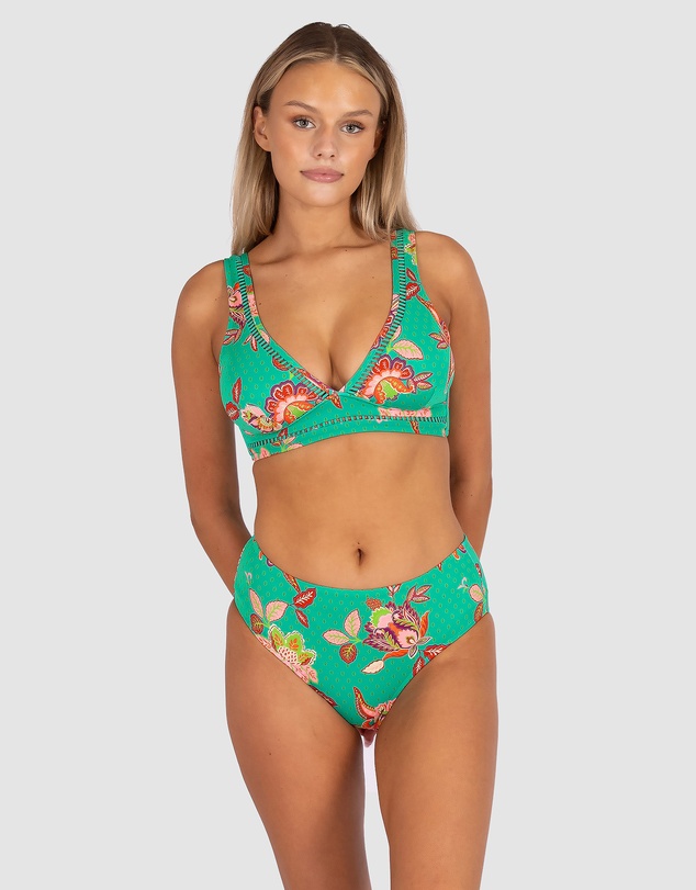 Baku Swimwear - Spice Temple D/DD Cup Longline Bikini Bra Top