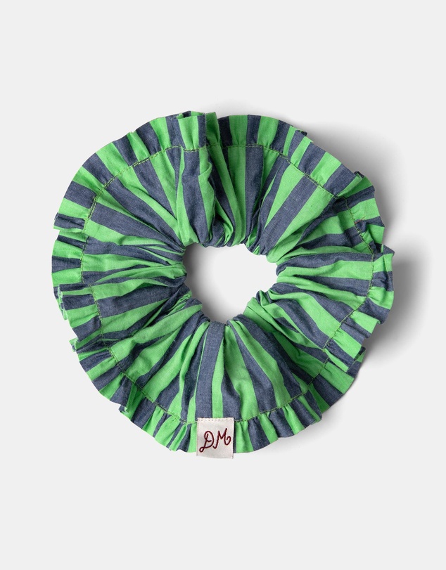 Damson Madder - Frill Edge Scrunchie