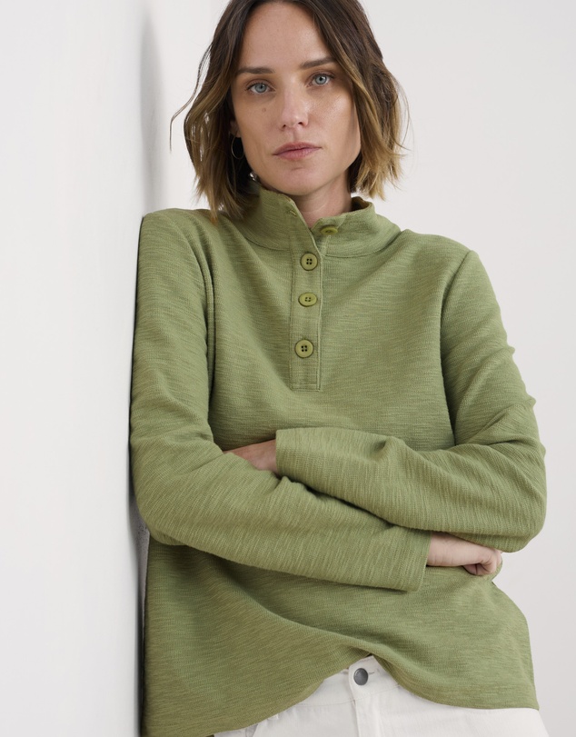 Seasalt - Seasalt Cornwall Green Last Boat Sweatshirt