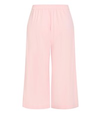City Chic - Plus size Abbie Crop Pant - soft pink