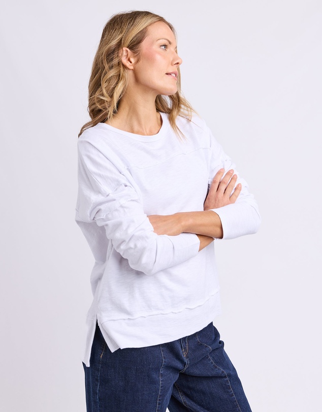 Foxwood - Jayne Throw On Top White