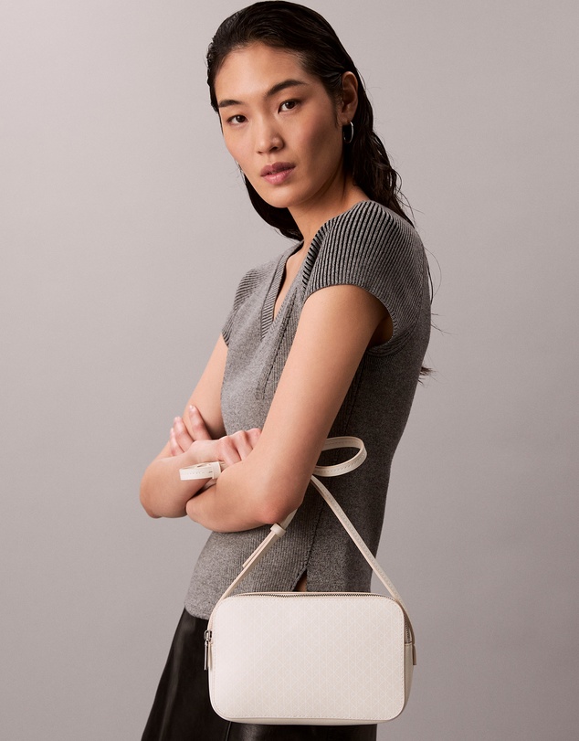 Calvin Klein - Allover Monogram Logo Camera Bag