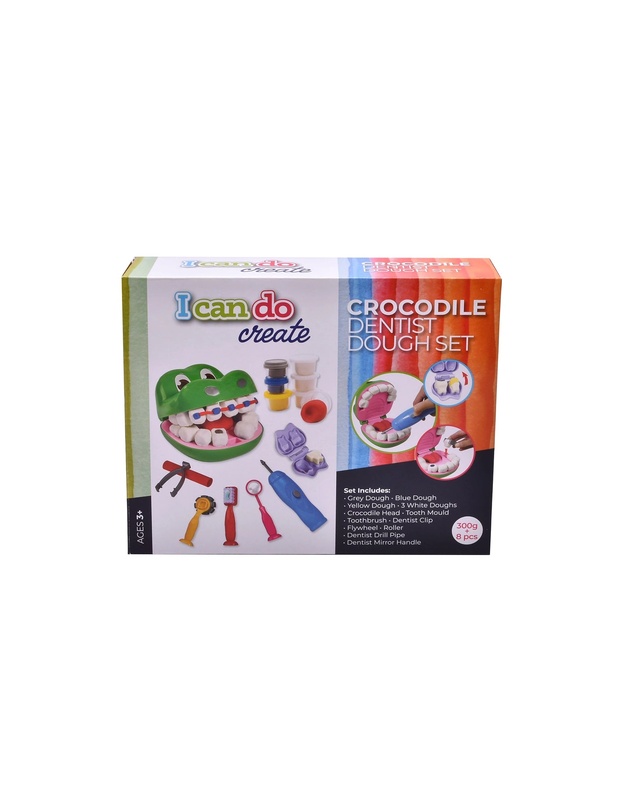 Icando - Crocodile Dentist Dough Playset