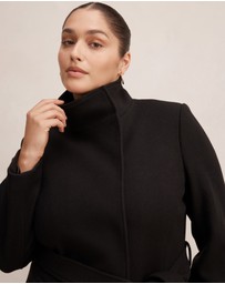 Forever New Curve - Phoebe Curve Funnel Neck Coat