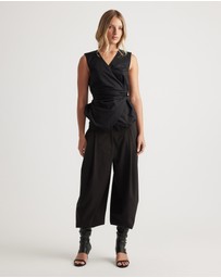 Decjuba - Ava Belted Wrap Top