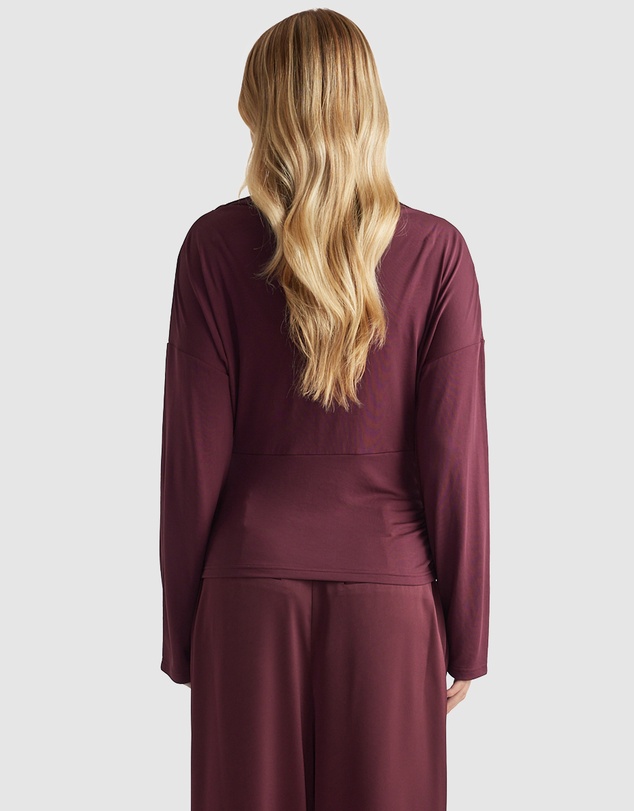 Decjuba - Tahlia Cinched Long Sleeve Top