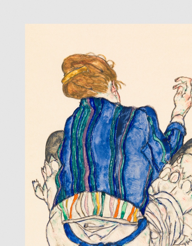 Inka Arthouse - Seated Woman by Egon Schiele Art Print