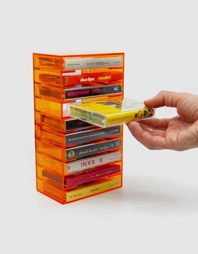 We Are Rewind - We Are Rewind Tape Storage Rack - Orange