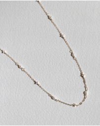 SAINT VALENTINE - Stars & Moons Necklace - Silver