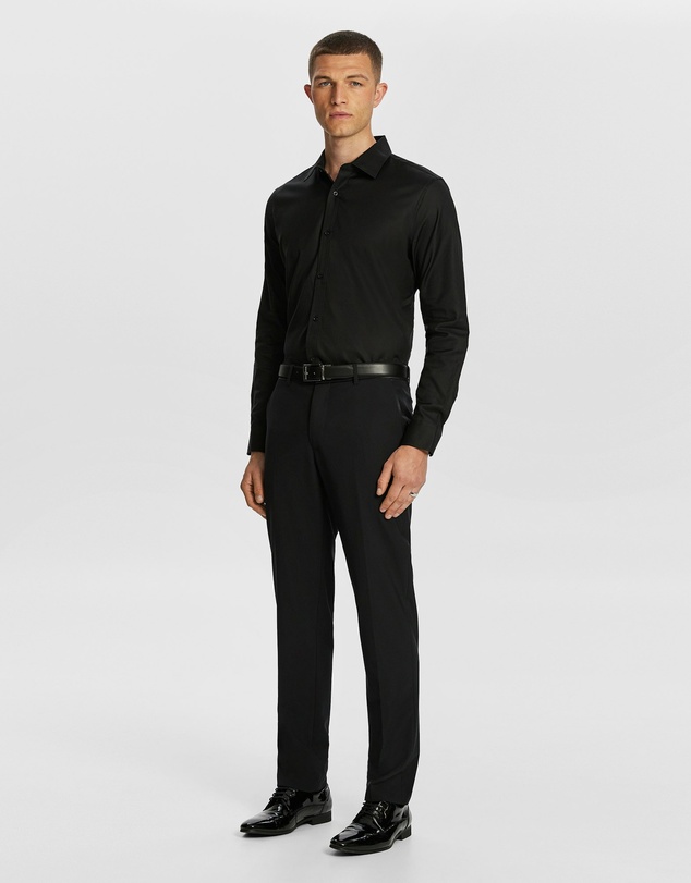 yd. - Maximum Two Ply Cotton Premium Slim Dress Shirt