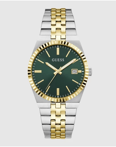 GUESS - GUESS Mens Two-Tone Analogue Watch