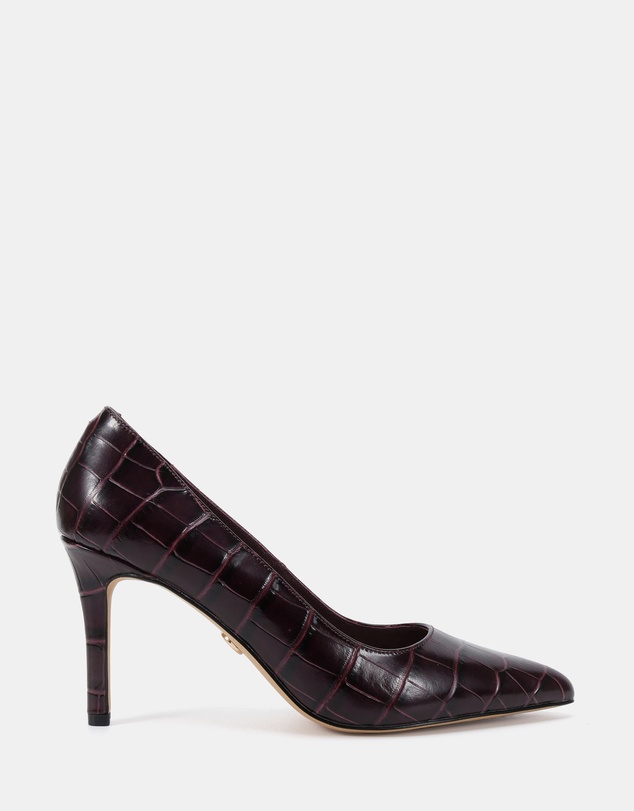 Wittner - Ravyn Croc Embossed Leather Pumps