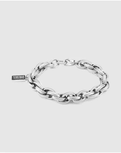 Diesel - Steel Silver Tone Bracelet