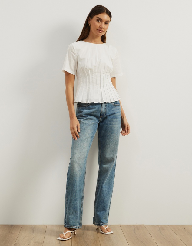 Atmos&Here - Maya Pin Tuck Top
