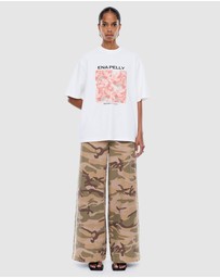 ENA PELLY - Coral Floral Tee