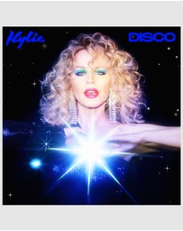 Universal Music - Kylie Disco - Black Vinyl Album & Crosley Record Storage Display Stand