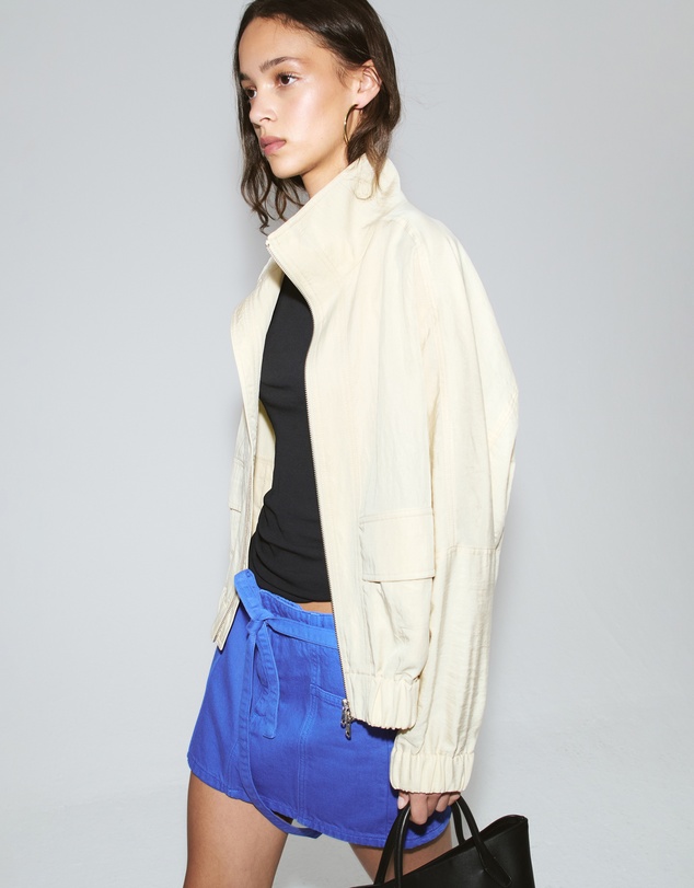 M.N.G - Denim Skirt with Belt