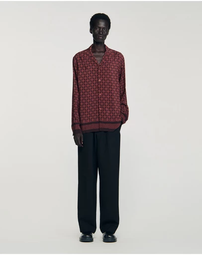 Sandro - Square Cross Ml Shirt