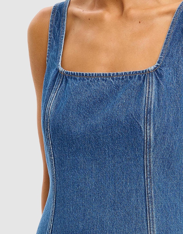 KIVARI - Oriana Denim Mini Dress